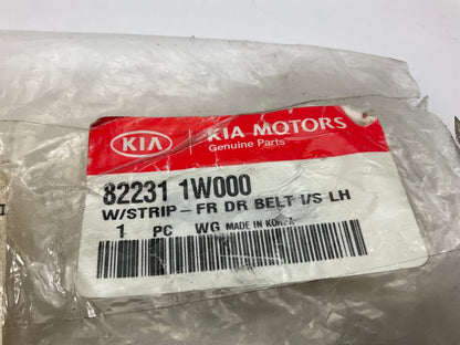 New Genuine Front Left Door Inside Weatherstrip Belt Seal OEM For 12-16 Kia Rio