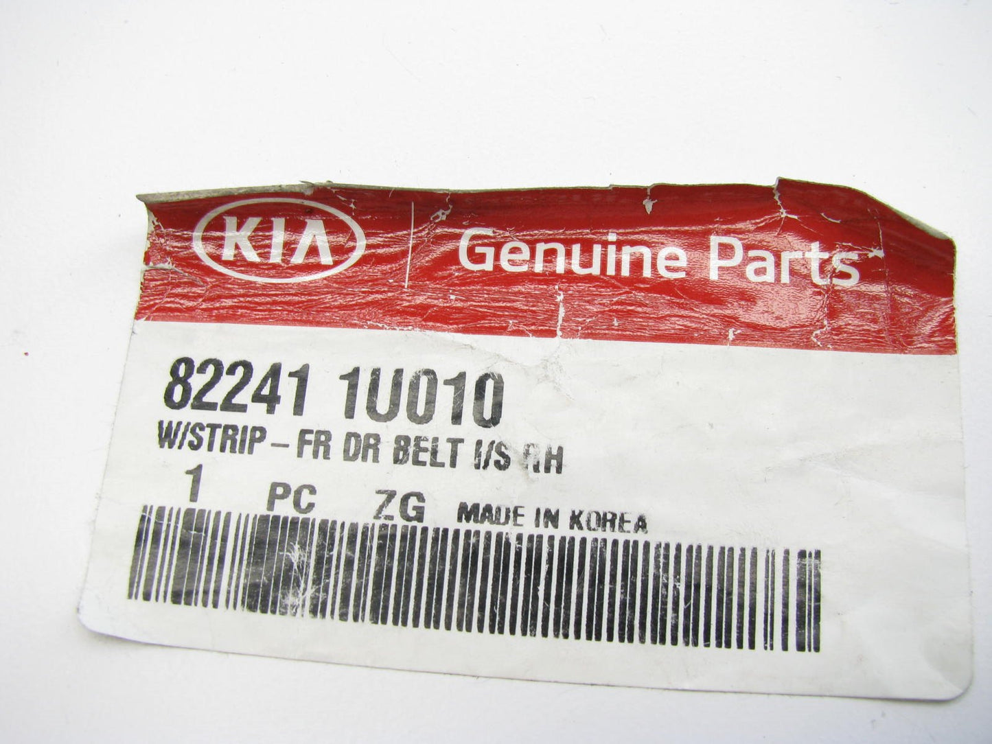 New Front Right Inner Door Belt Weahterstrip Seal For 13-14 Sorento 822411U010