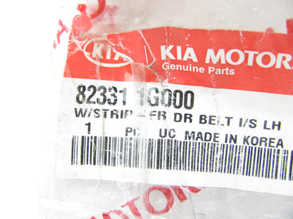New OEM Left Front Door Window Belt Weatherstrip Molding Seal For 06-11 Kia Rio