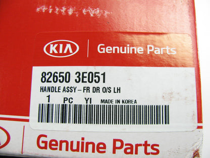 NEW - OEM 826503E051 Front Left Outer Door Handle For 2007-2009 Kia Sorento