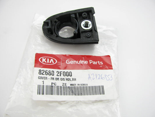 BLACK Front Right Passenger Exterior Door Handle Cover Cap OEM For 04-09 Spectra