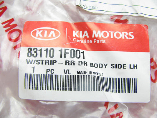 NEW GENUINE Rear Left Door Body Weatherstip Seal OEM For 2009-2010 Kia Sportage