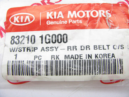 New REAR LEFT Exterior Door Belt Weatherstrip Seal For 05-06 Kia Rio SEDAN ONLY