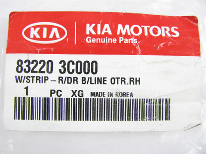 New OEM Rear Right Side Door Outer Weatherstrip Seal For 01-06 Optima 832203C000