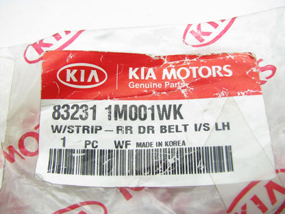 NEW GENUINE Rear Left Driver Door Weatherstrip Belt Seal OEM For 11-13 Kia Forte