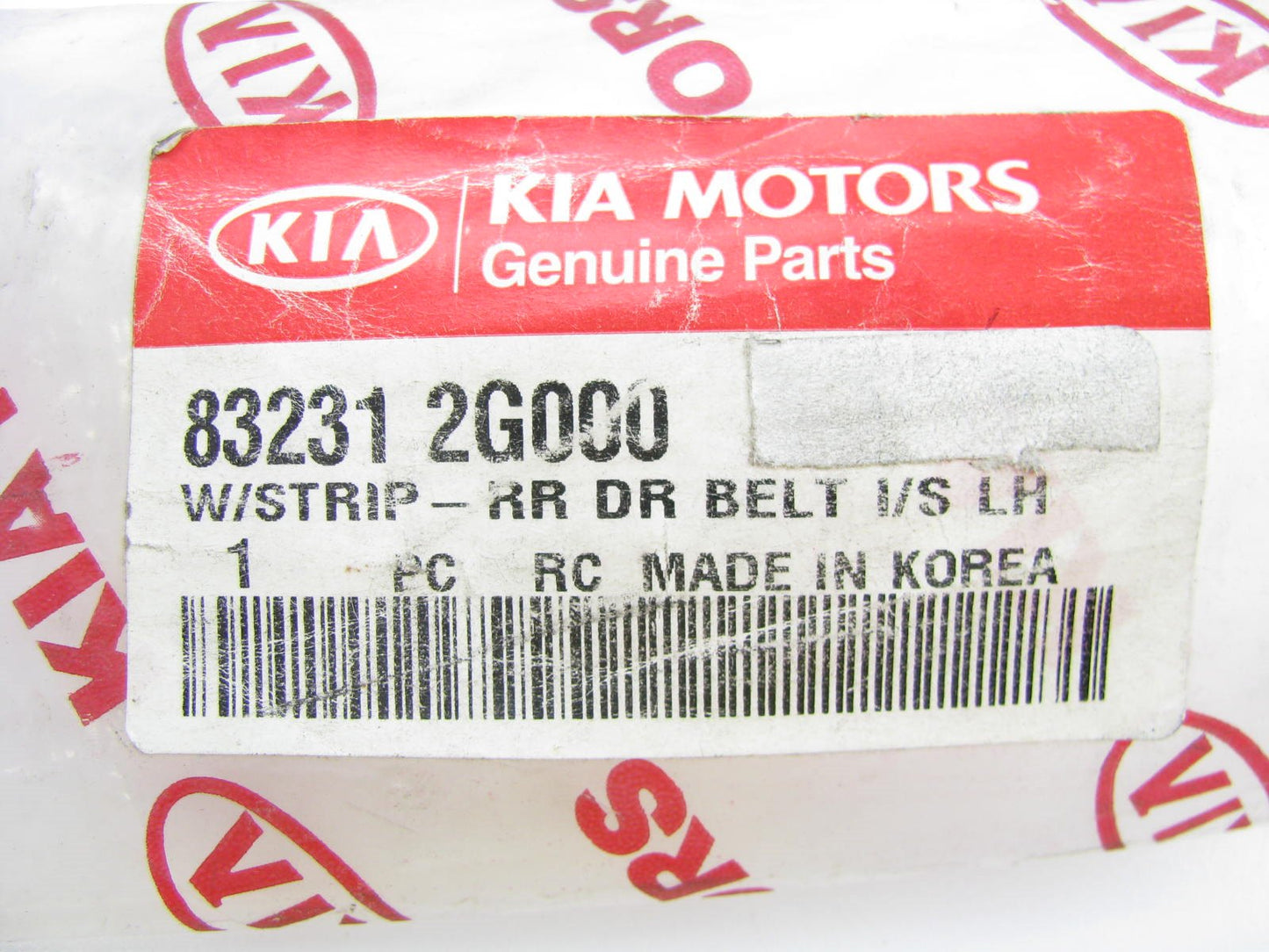 New REAR LEFT Door Window Inside Weatherstrip Belt Seal OEM For 2006-2010 Optima