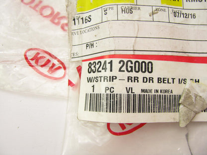NEW GENUINE REAR RIGHT Door Window Weatherstrip Belt Seal OEM For 06-10 Optima