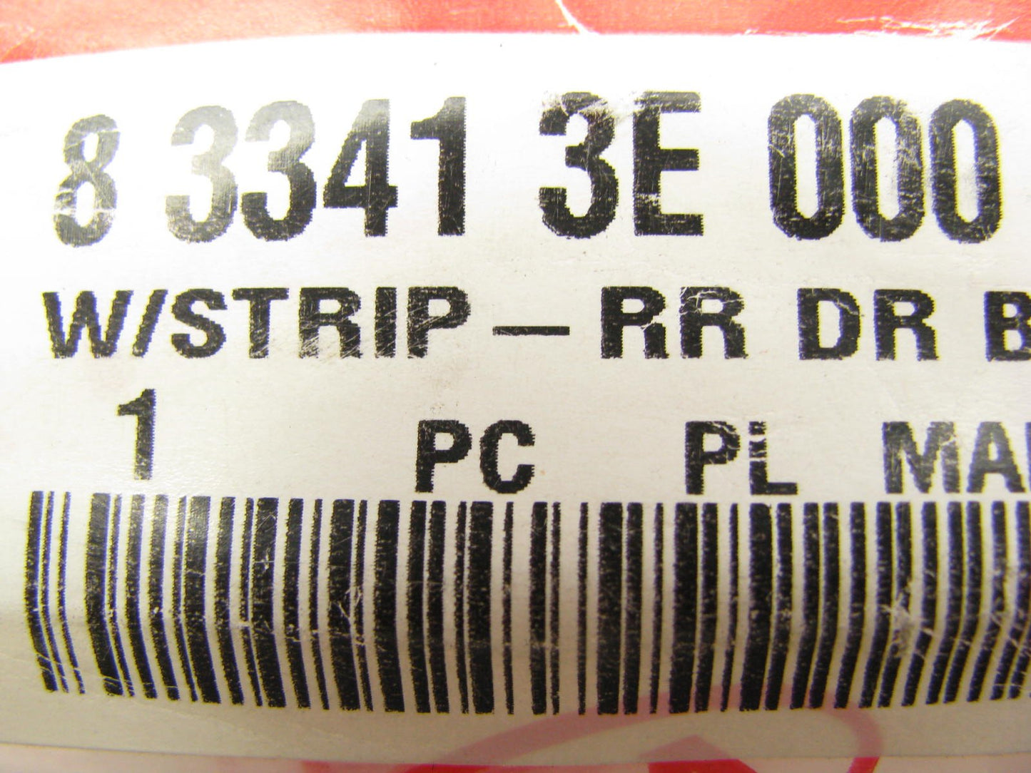 REAR Right Door Window Belt Weatherstrip Seal OEM For 2006-09 Sorento 833413E000