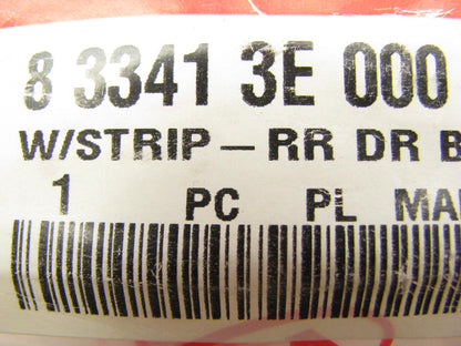 REAR Right Door Window Belt Weatherstrip Seal OEM For 2006-09 Sorento 833413E000