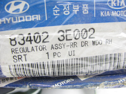 NEW GENUINE REAR RIGHT Power Window Motor And Regulator OEM For 03-09 Kia Sedona