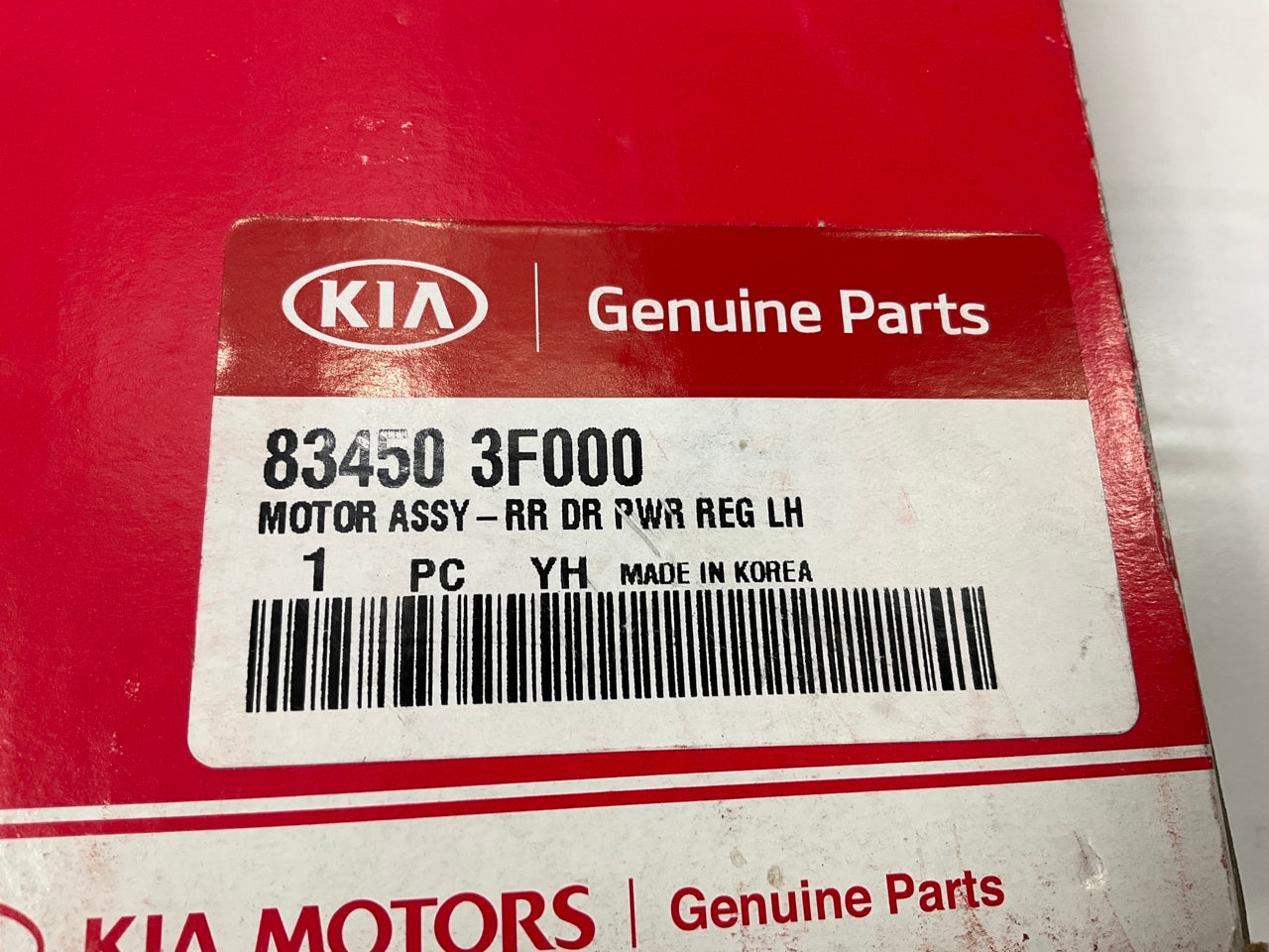 NEW Rear Left Power Window Motor OEM For 2004-2009 Kia Amanti 834503F000