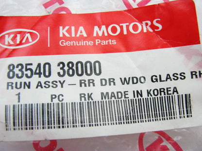 New OEM Rear Right Door Window Weatherstrip Seal For 01-05 Kia Optima 8354038000