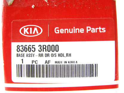 NEW - OEM 836653R000 Rear Right Outside Door Handle Base For 2013-16 Kia Cadenza