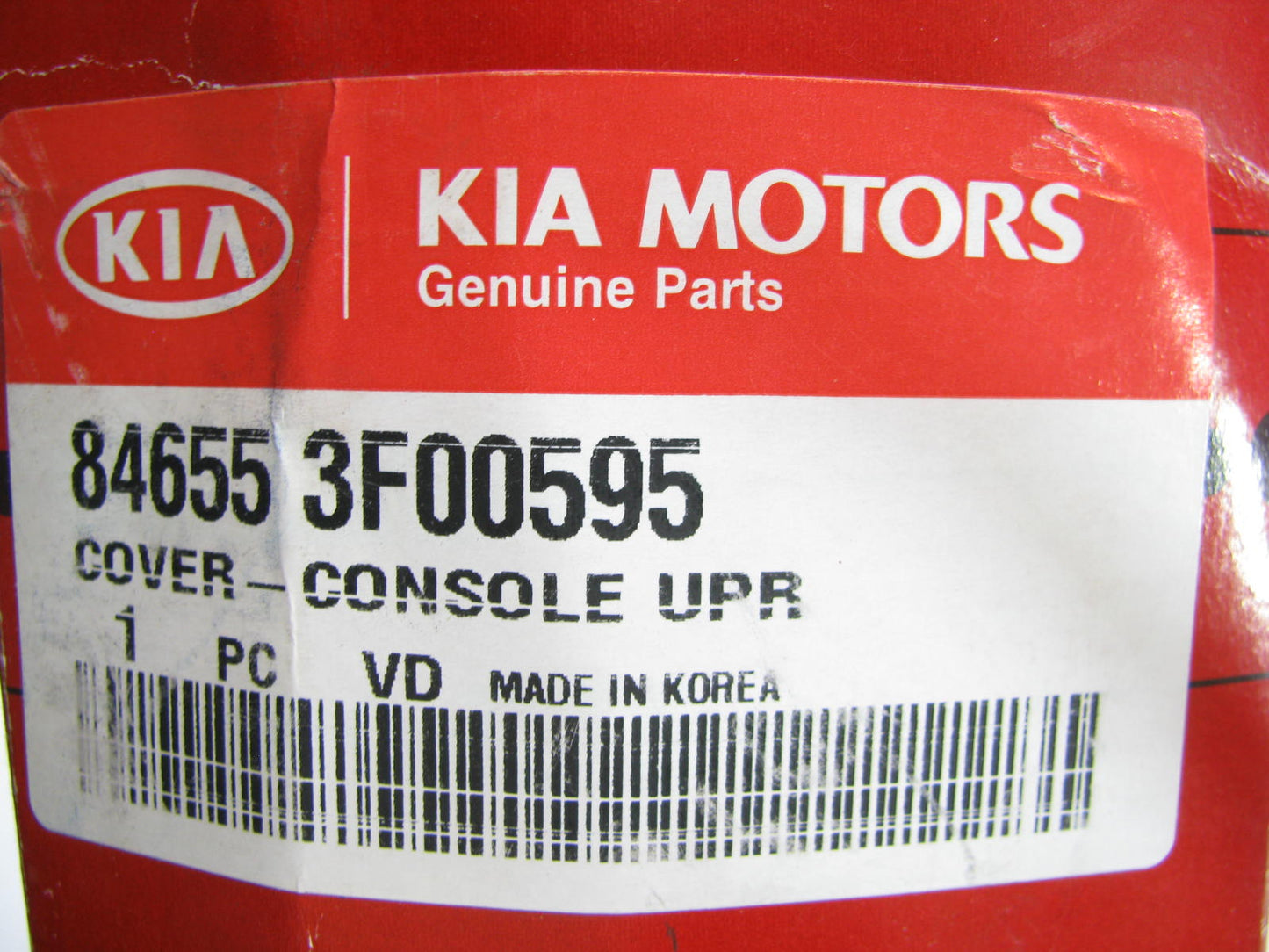 NEW - OEM 846553F00595 Upper Console Cover For 2006-2009 Kia Amanti
