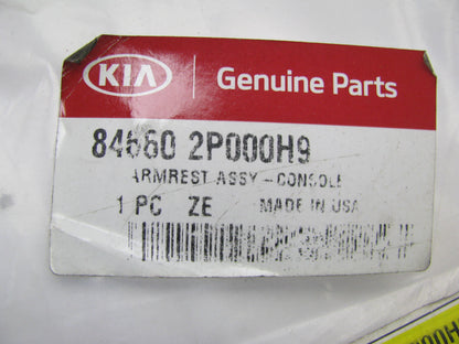 NEW Center Console Armrest Lid, Gray, OEM For 2011-2013 Kia Sorento 846602P000H9