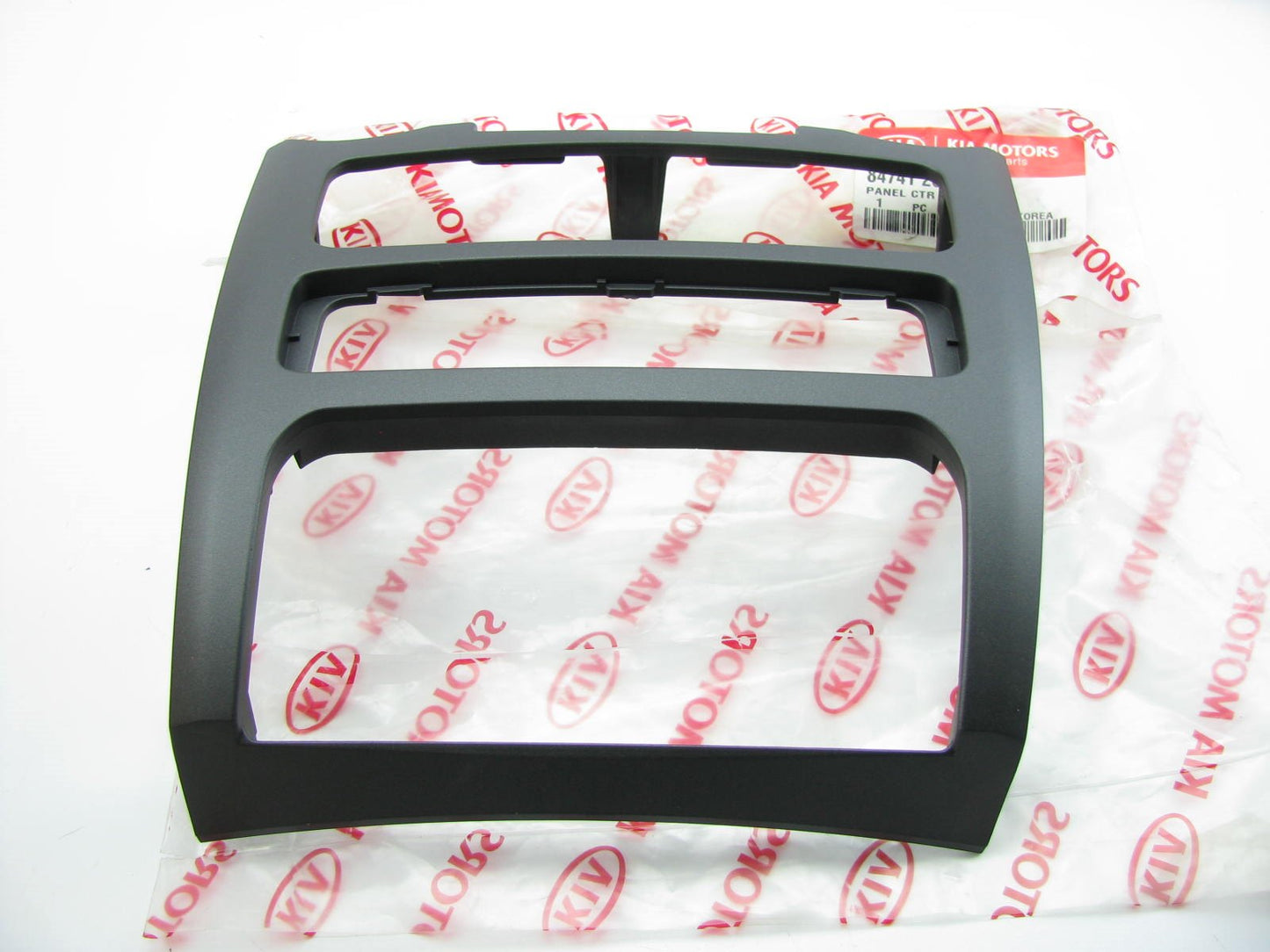 New Lower Center Dash Facia Panel Radio AC Trim Bezel BLACK For 06-10 Kia Optima