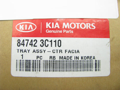 NEW - OEM 847423C110 Center Facia Dash Storage Tray Pocket For 01-05 Kia Optima