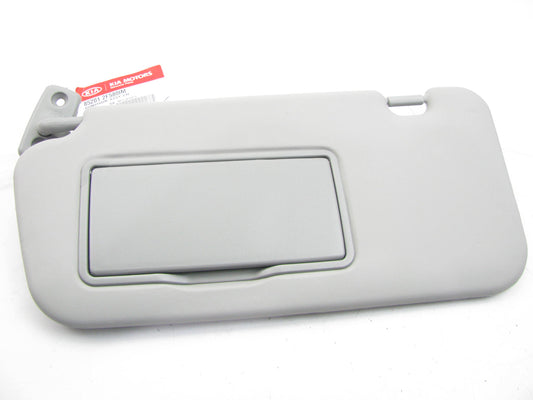 NEW Left Drivers Side Gray Sunvisor Sun Visor OEM For 04-06 Spectra 852012F580IM