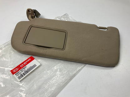 NEW Beige Left Drivers Side Sun Visor OEM For 2006-2008 Kia Optima 852012G750J7