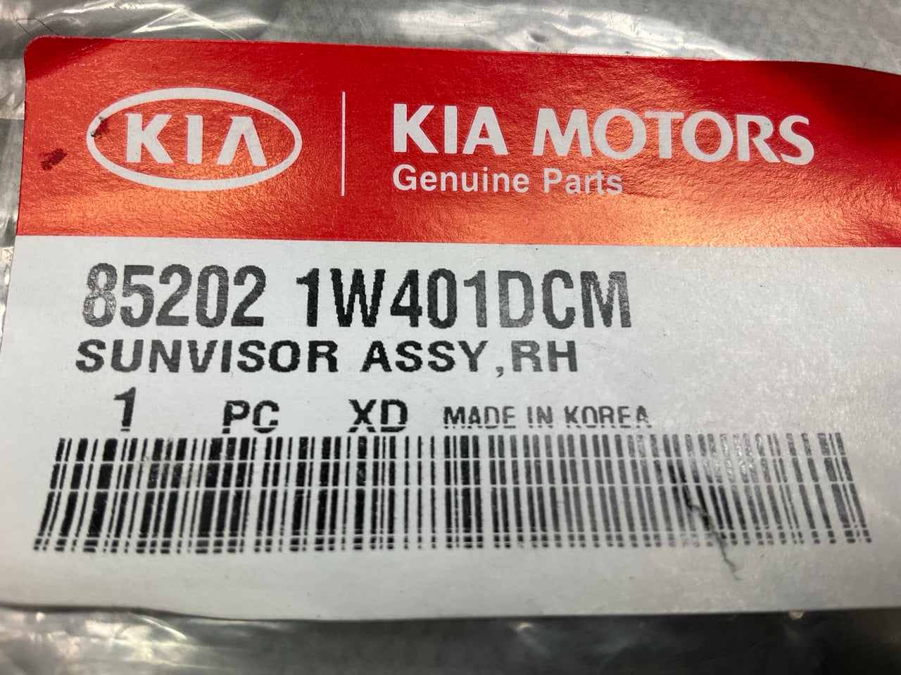Right Passenger Beige Sunvisor Sun Visor OEM For 2012-2017 Kia Rio 852021W401DCM