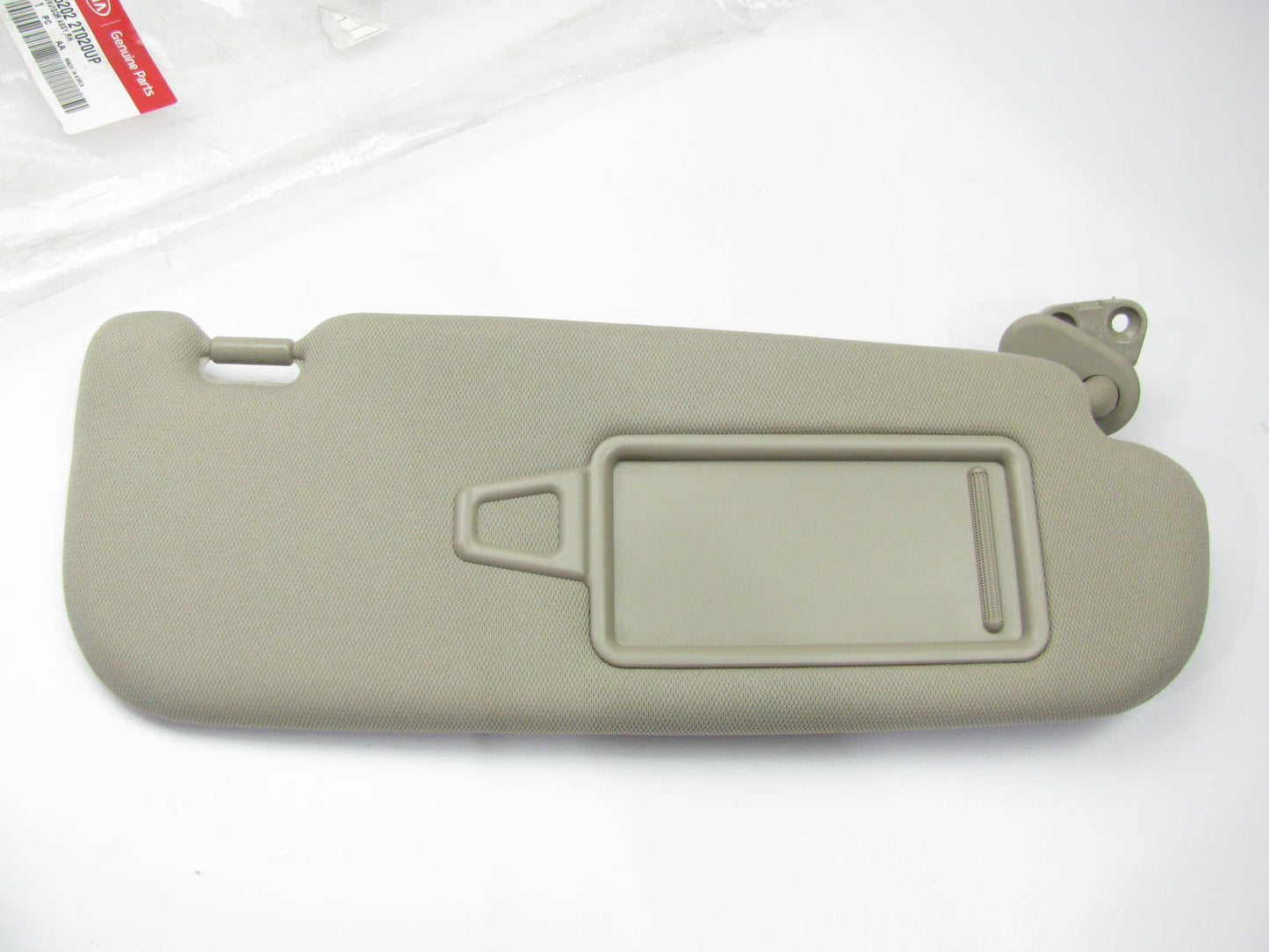 NEW Right Passengers Side Beige Sun Visor For 2011-2016 Kia Optima W/O Sunroof