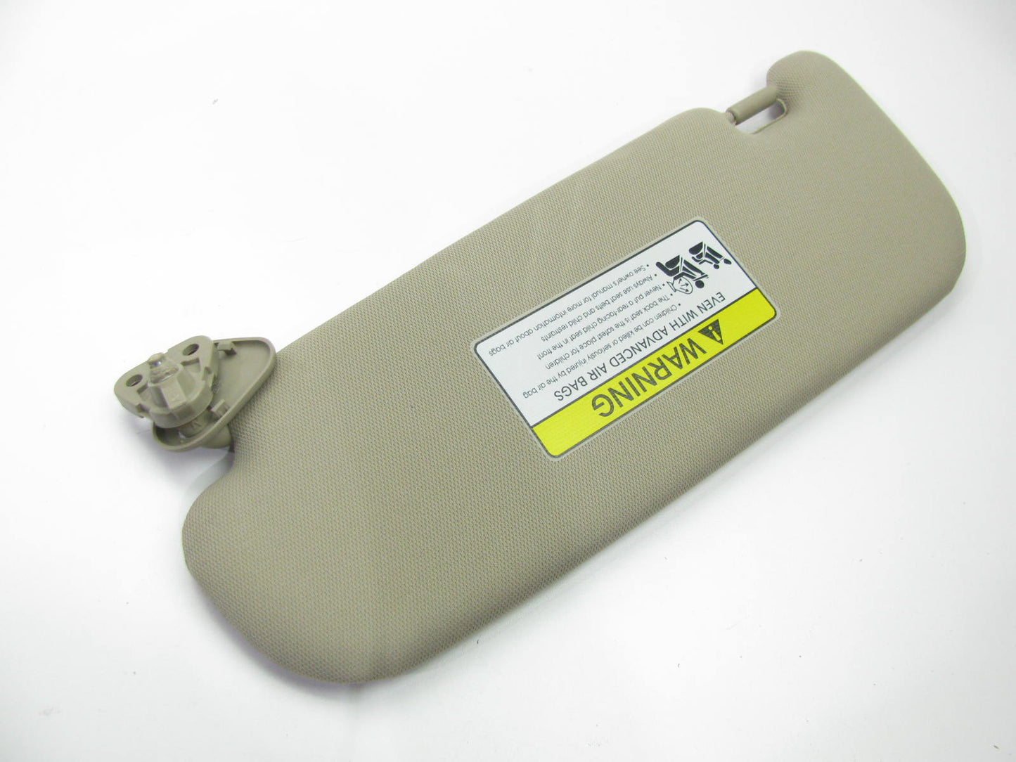NEW Right Passengers Side Beige Sun Visor For 2011-2016 Kia Optima W/O Sunroof
