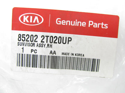 NEW Right Passengers Side Beige Sun Visor For 2011-2016 Kia Optima W/O Sunroof