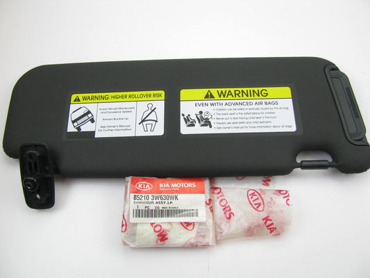 NEW GENUINE OEM Left Side Sun Visor BLACK For 2011-2013 Sportage 852103W630WK