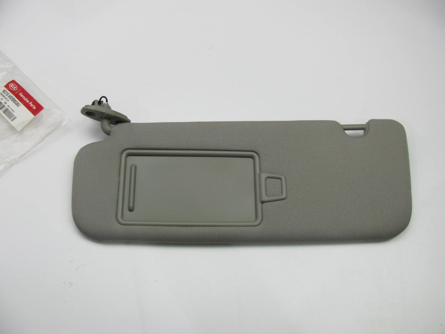 NEW Left Drivers Gray Sun Visor OEM For 2015-21 Sedona W/O Sunroof 85210A9200GBU