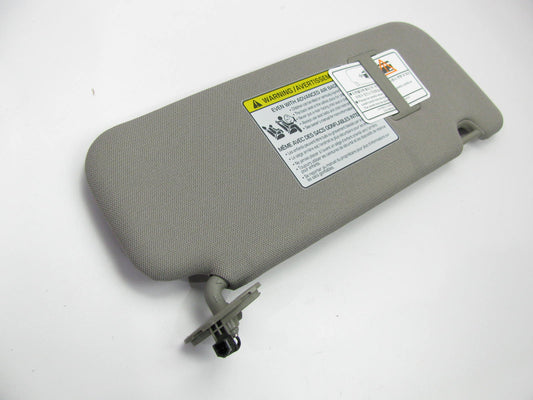 NEW Left Drivers Gray Sun Visor OEM For 2015-21 Sedona W/O Sunroof 85210A9200GBU