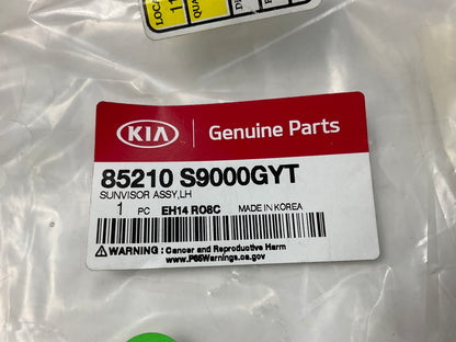 NEW Gray Left Sun Visor OEM For 20-24 Kia Telluride W/O Dual Sunroof 85210S9000