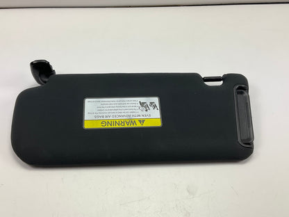 NEW Right Passengers Sun Visor Black OEM For 2013-2014 Kia Sorento 852201U455AMC
