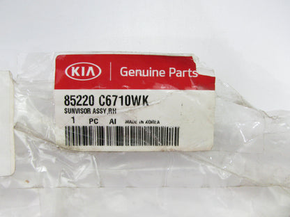 New Genuine Right Side Sunvisor OEM For 2015-2016 Kia Sorento 85220C6710WK