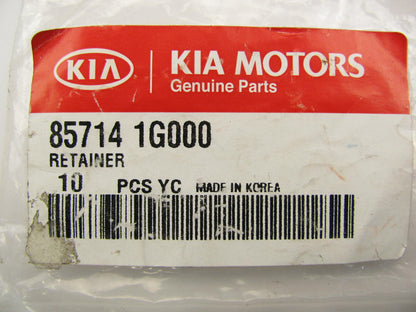 (10) NEW GENUINE Rear Sill Plate Retainers OEM For Kia 857141G000