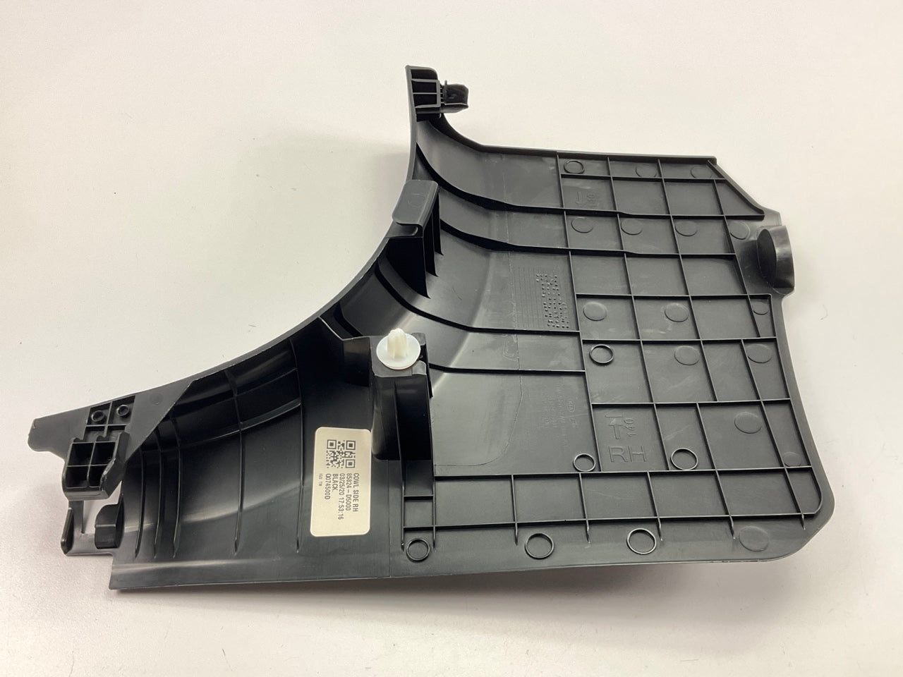 Front Right Passengers Interior Kick Panel, Black, OEM For 2016-2020 Kia Optima
