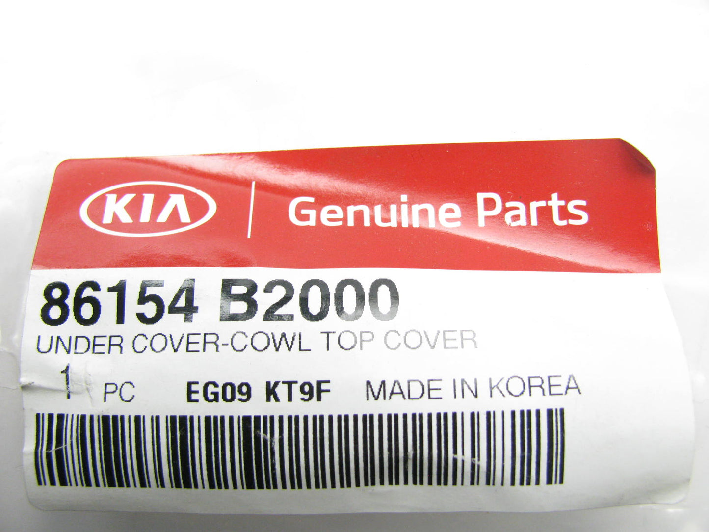 NEW - OEM 86154B2000 Cowl Top Under Cover For 2014-2019 Kia Soul