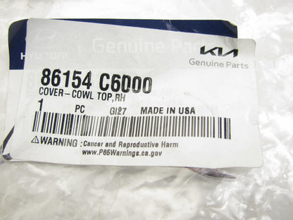 NEW Cowl Panel RIGHT Moulding Trim End Cover OEM For 2016-2020 Kia Sorento