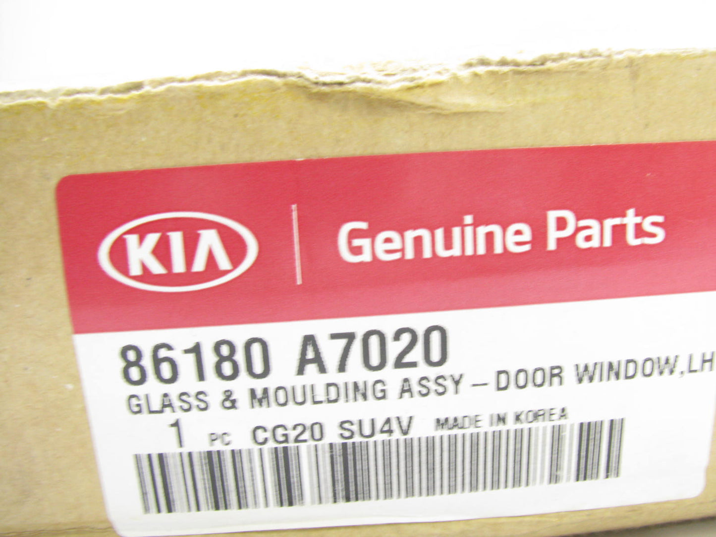 Front Left Driver Side Pillar Corner Glass OEM For 2014-18 Kia Forte 86180A7020