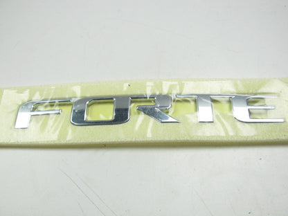 New Genuine FORTE Rear Trunk Lid / Hatch Lid Emblem OEM For 2010-2013 Kia Forte