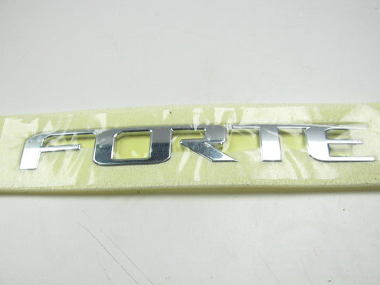 New Genuine FORTE Rear Trunk Lid / Hatch Lid Emblem OEM For 2010-2013 Kia Forte