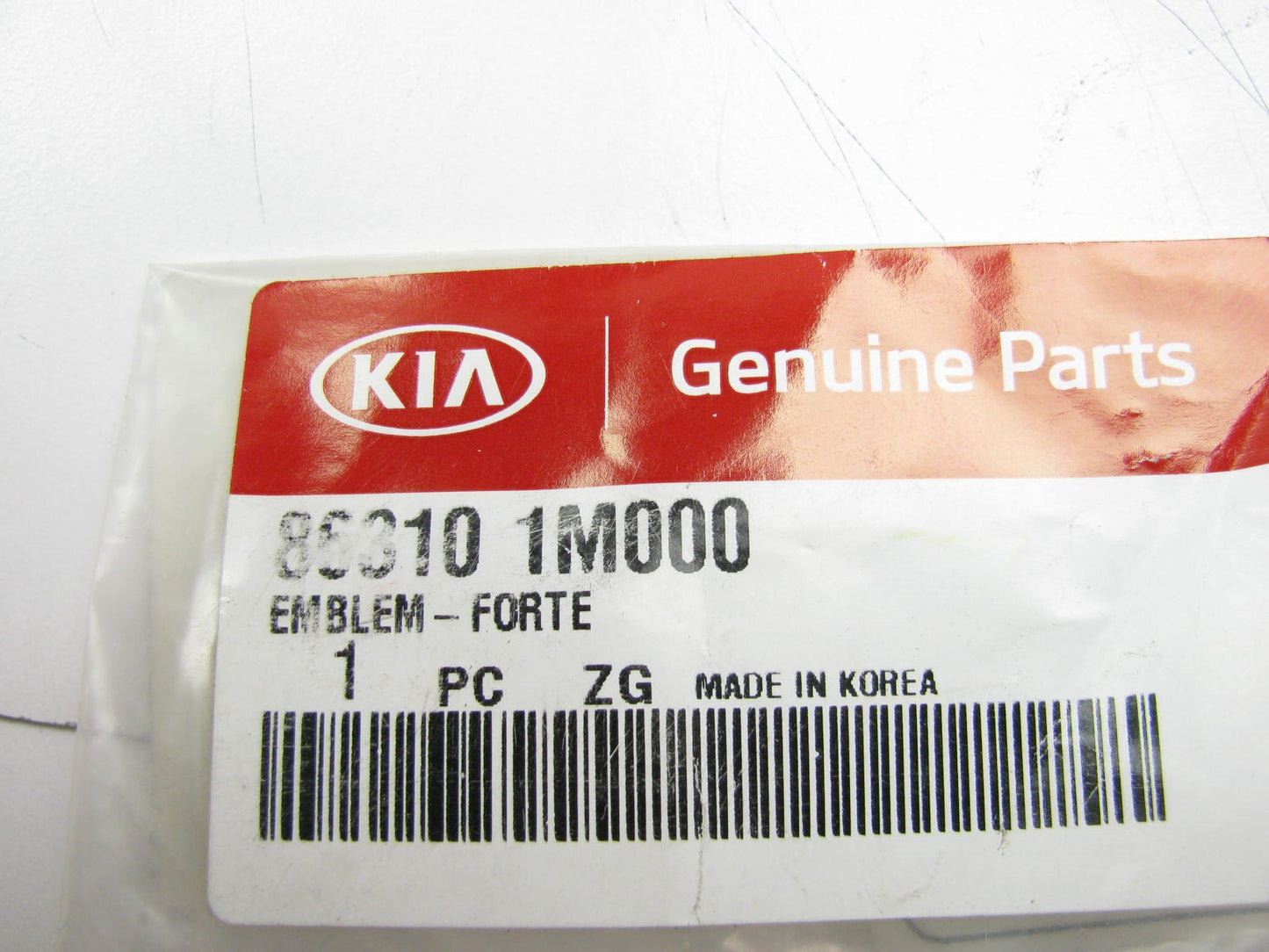 New Genuine FORTE Rear Trunk Lid / Hatch Lid Emblem OEM For 2010-2013 Kia Forte