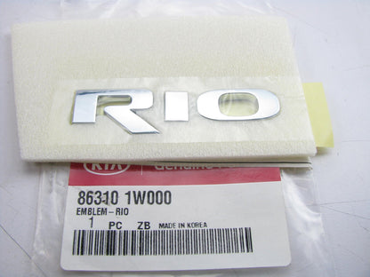 NEW GENUINE *Rio* Hatch Emblem OEM For 12-17 Kia Rio Hatchback 863101W000
