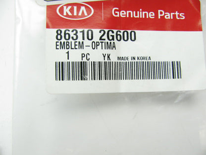 NEW - OEM 863102G600 Trunk Lid Emblem Badge Nameplate For 2009-2010 Kia Optima