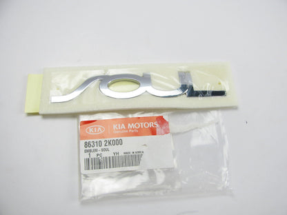 New Genuine Rear Hatch Emblem OEM For 2010-2013 Kia Soul 863102K000