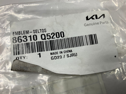 NEW GENUINE Rear ''Seltos'' Emblem OEM For 2021-2024 Kia Seltos 86310Q5200