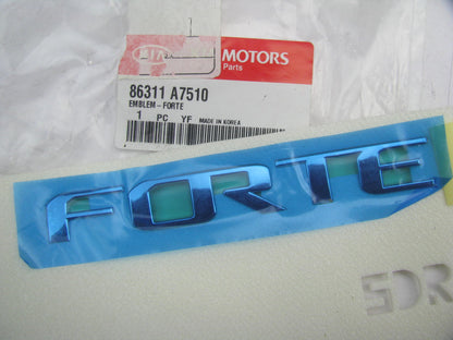 NEW GENUINE Rear Emblem Badge Nameplate FORTE OEM For 14-18 Kia Forte 86311A7510