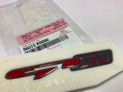 NEW Rear Hatch ''GT-Line'' Emblem OEM For 2020-2024 Kia Soul 86315K0000