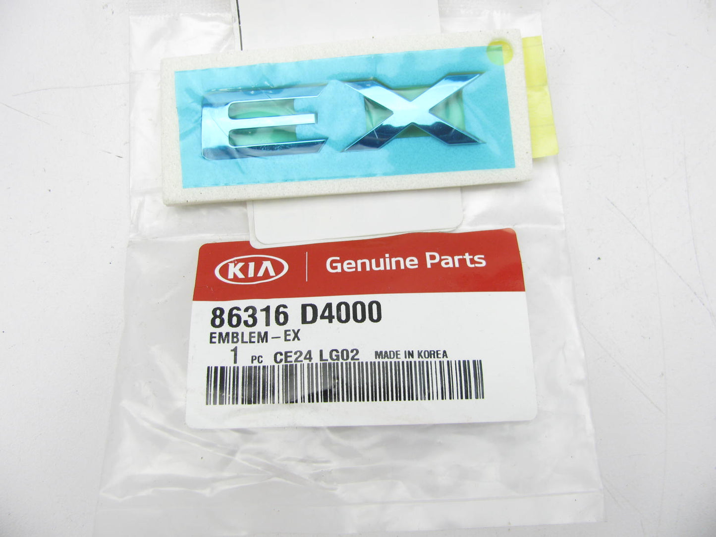 NEW - OEM 86316D4000 Trunk Lid EX Emblem Nameplate For 2016-2020 Kia Optima