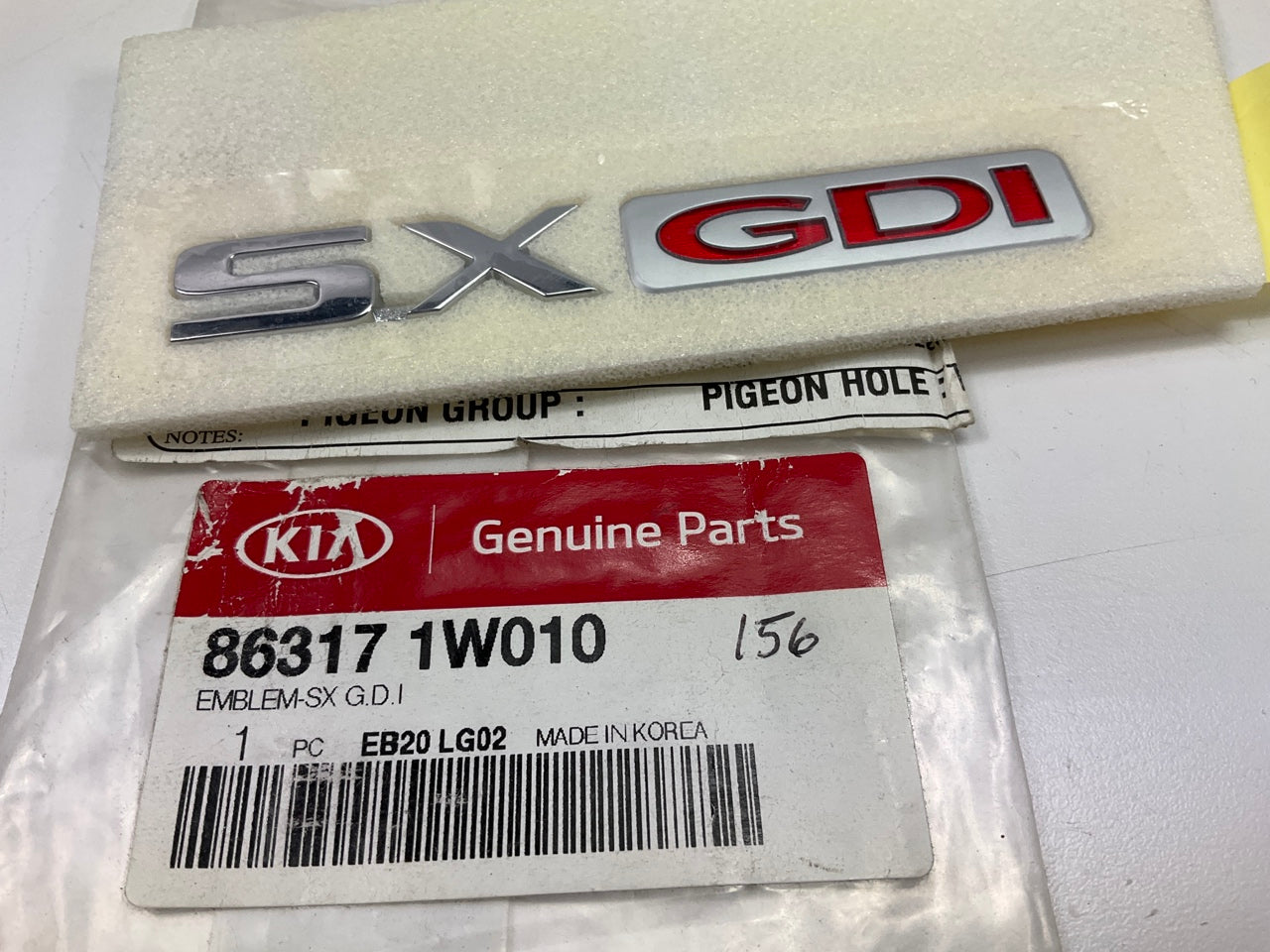 NEW ''SX GDI'' Emblem OEM For 2012-2017 Kia Rio 863171W010