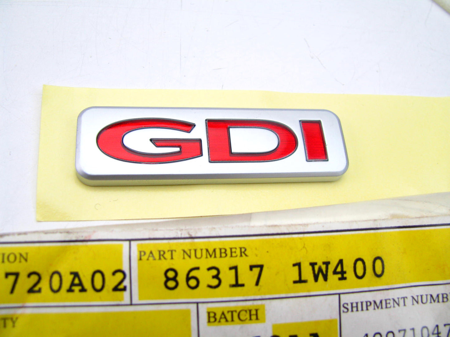 NEW GENUINE 863171W400 REAR GDI Emblem OEM For 2012-2017 Kia Rio